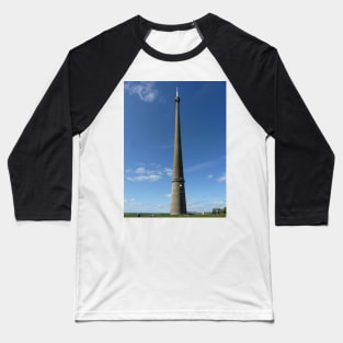 Emley Moor Transmitting Station Baseball T-Shirt